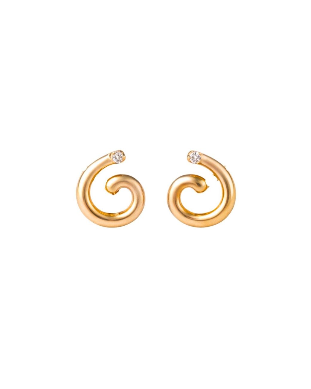 Lily Flo Jewellery Metallic Returning To Yourself Diamond Stud Earrings