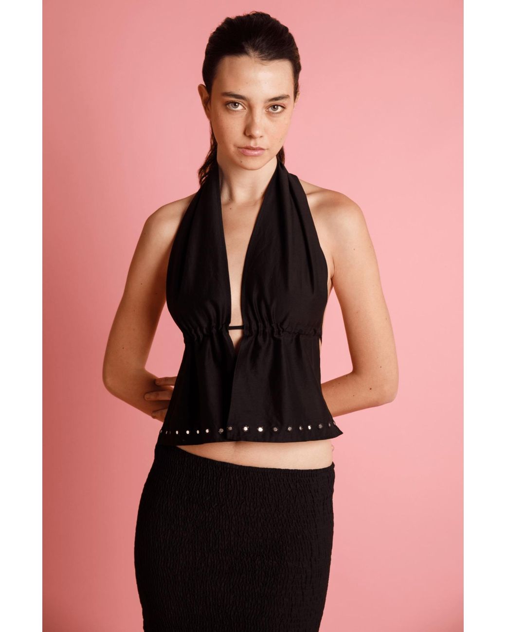 Par & Escala Black Lou Top