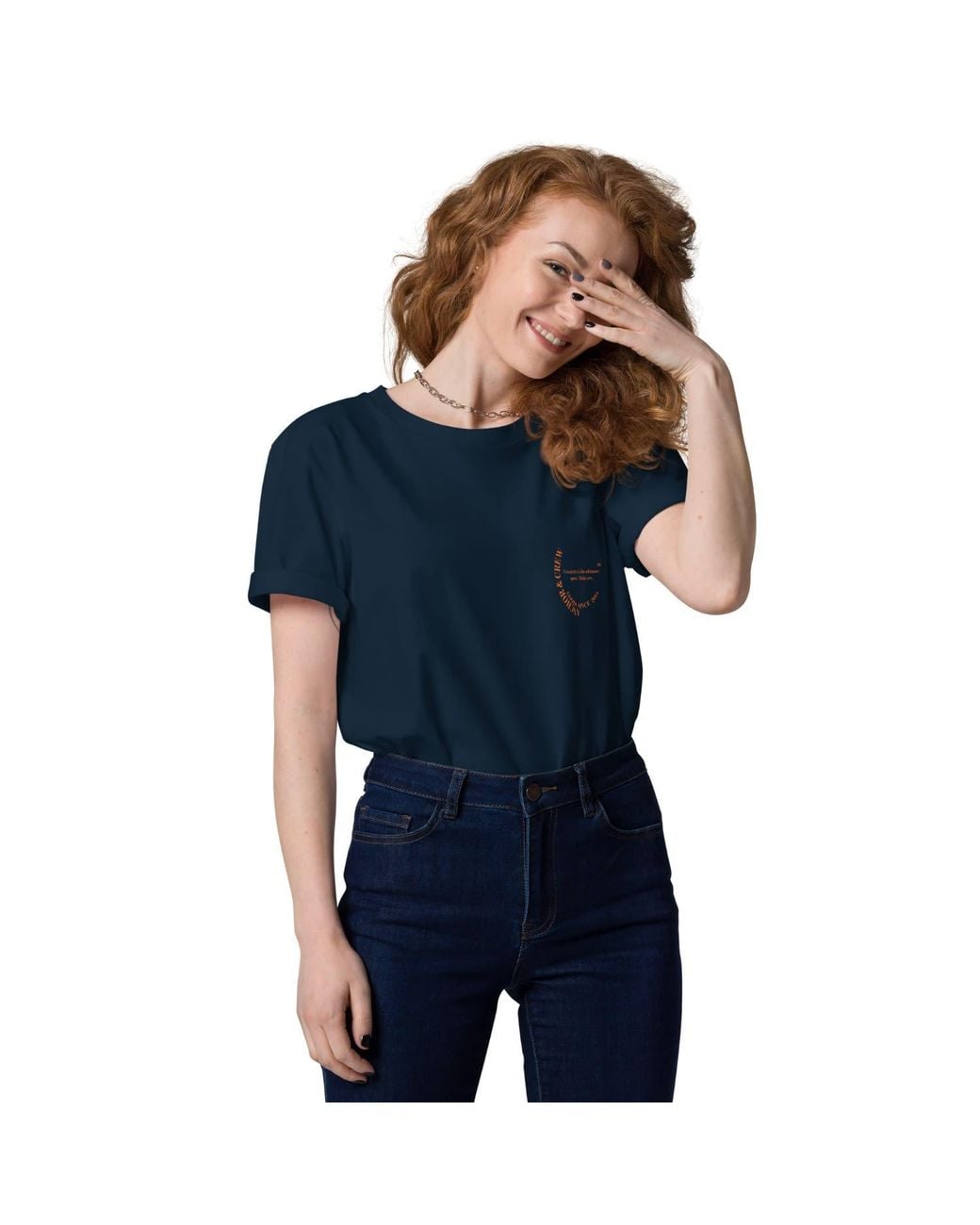 Anchor and Crew Blue Make Art Creative Standard Organic Cotton T-Shirt