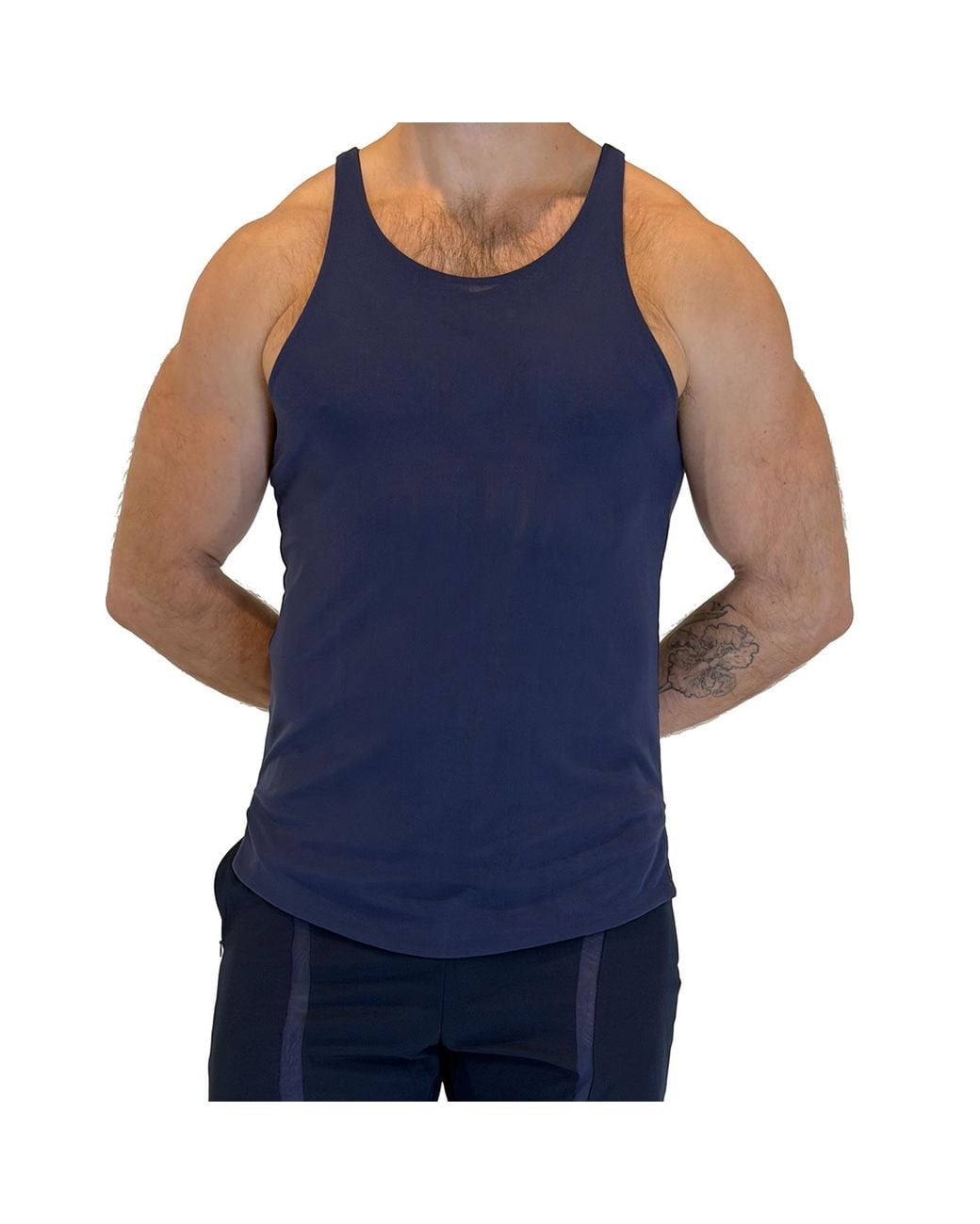 Us Merman Blue Neptune Tank for men