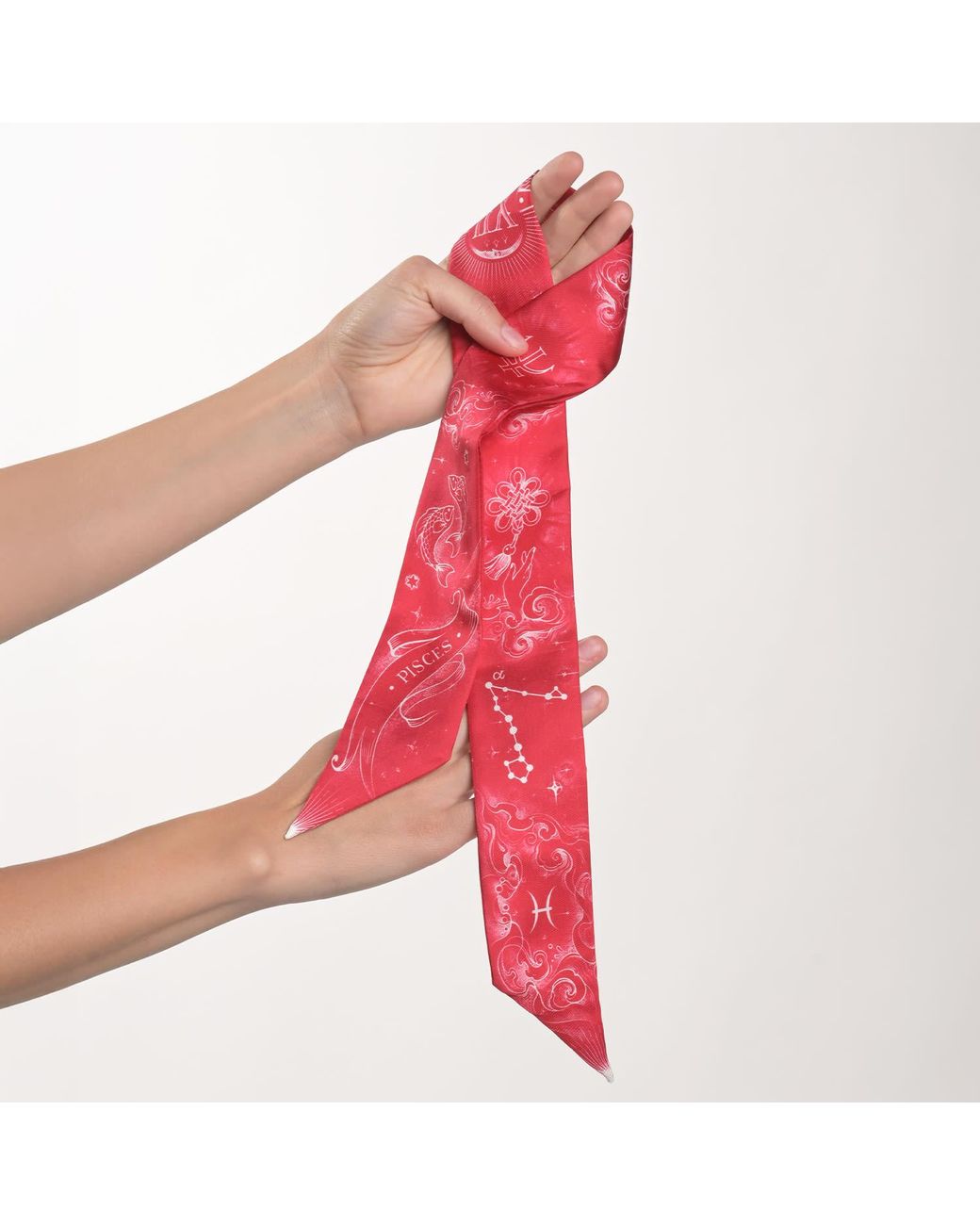 Silk&Soul Red Pisces Zodiac Twilly