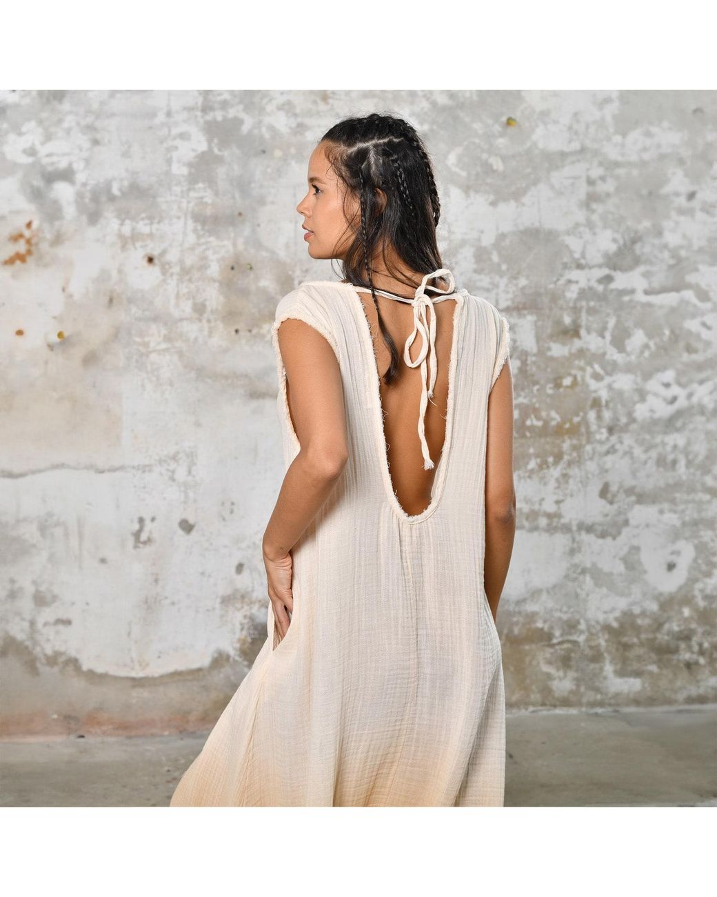 Zhenabia Natural Neutrals Grace Jumpsuit