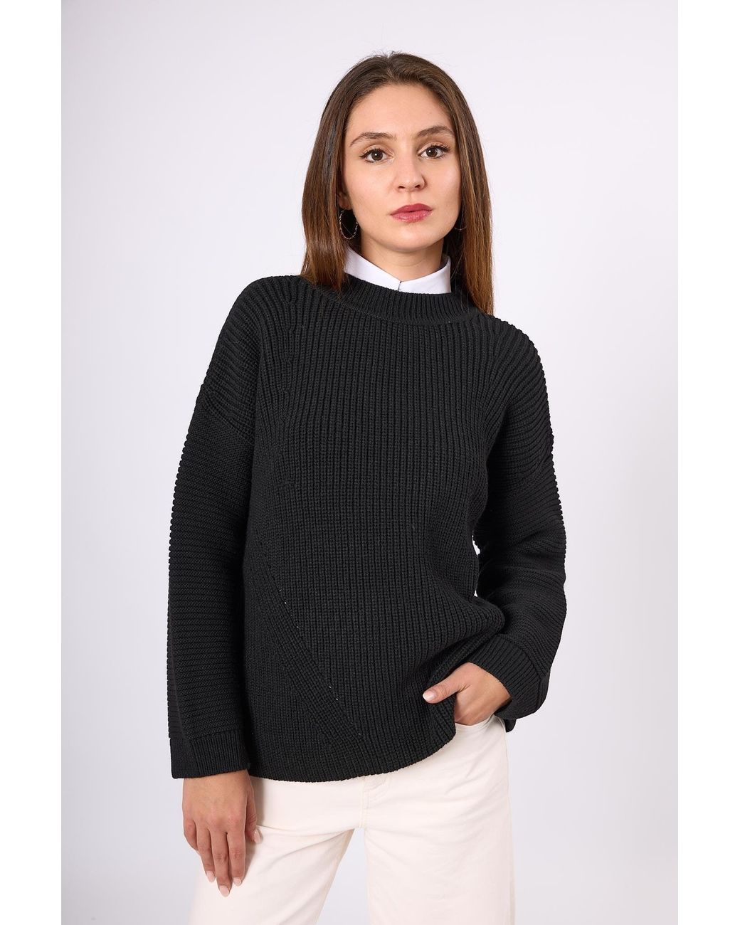 Peraluna Black Nikita Thessaloniki Knit Pullover