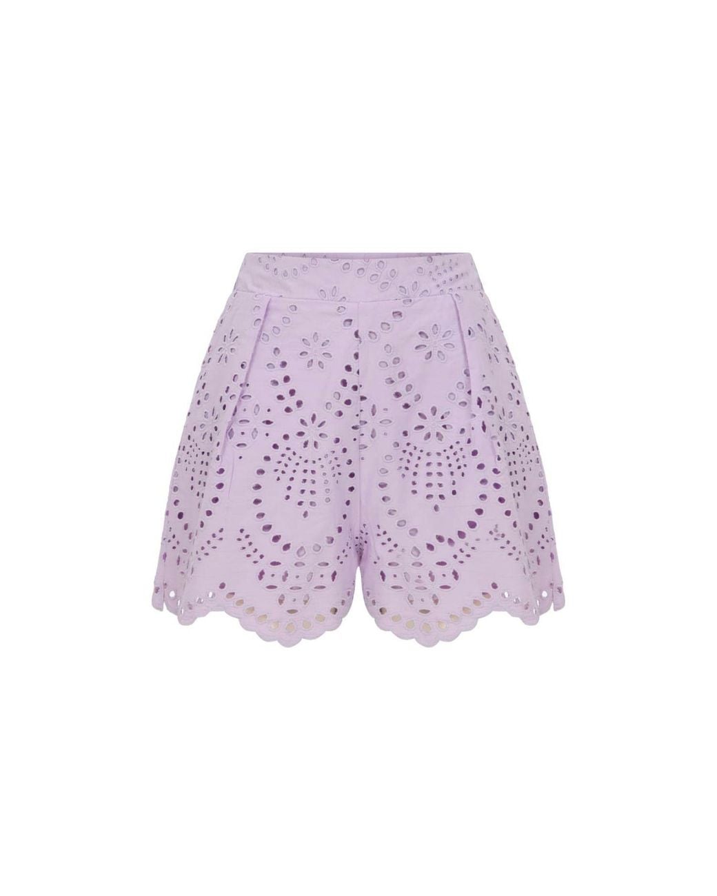 Thisisu Collection Purple Solstice Short -High Waist Broderie Short