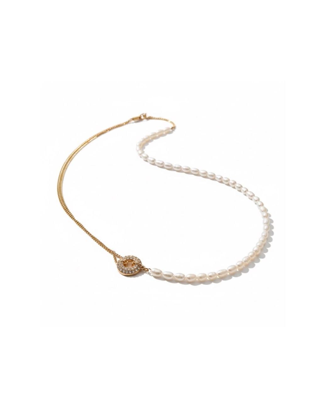 Vicky&Nico Metallic Pearl Sphere Necklace
