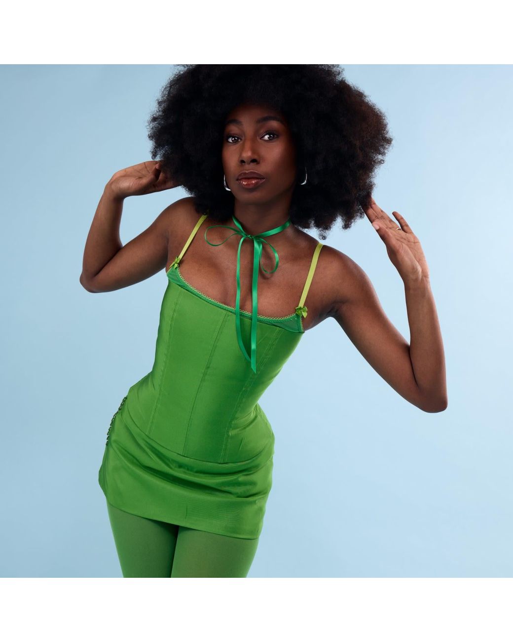 The Coolgirl Nyc Green Jane Skirt