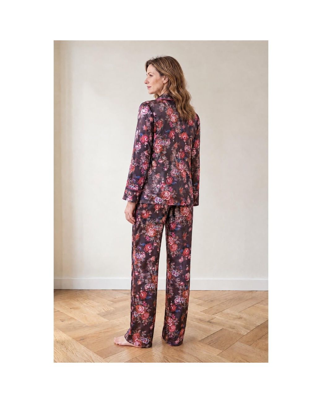Oh!Zuza Red Lullaby Long Silk Pyjama