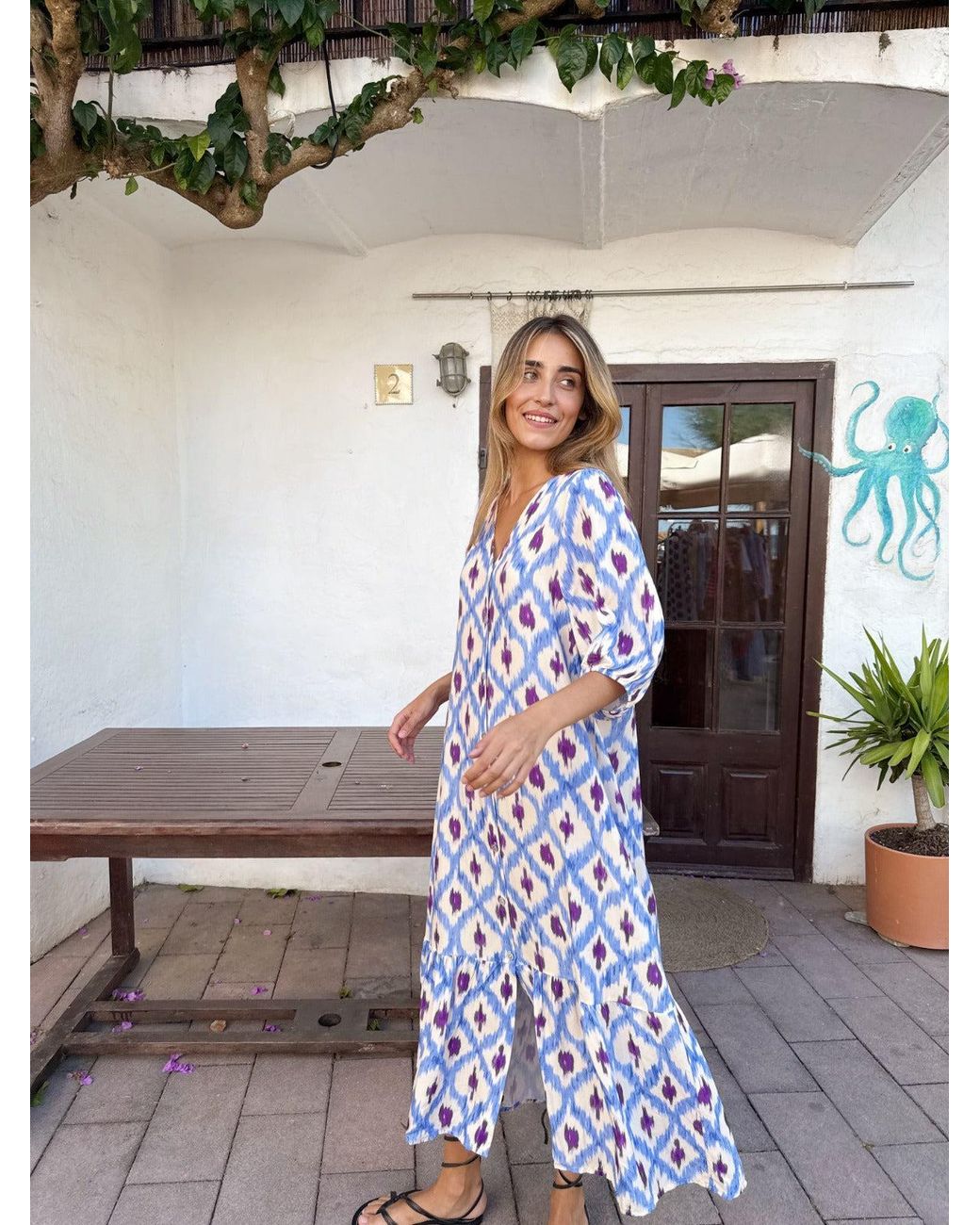 Mind Traveler Blue Mica Dress