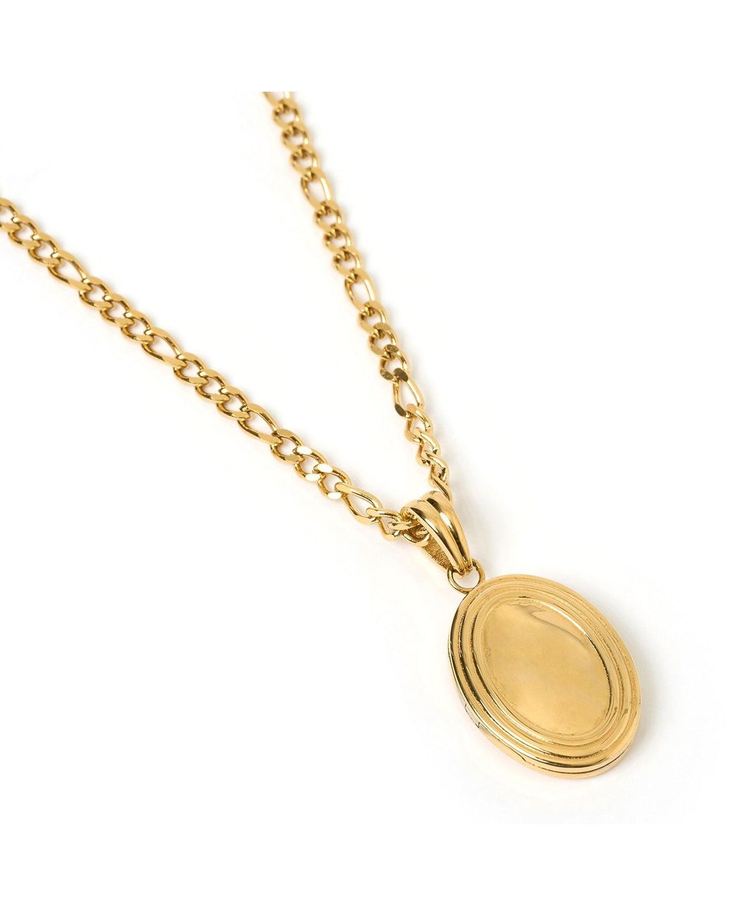 ARMS OF EVE Metallic Classic Locket Necklace