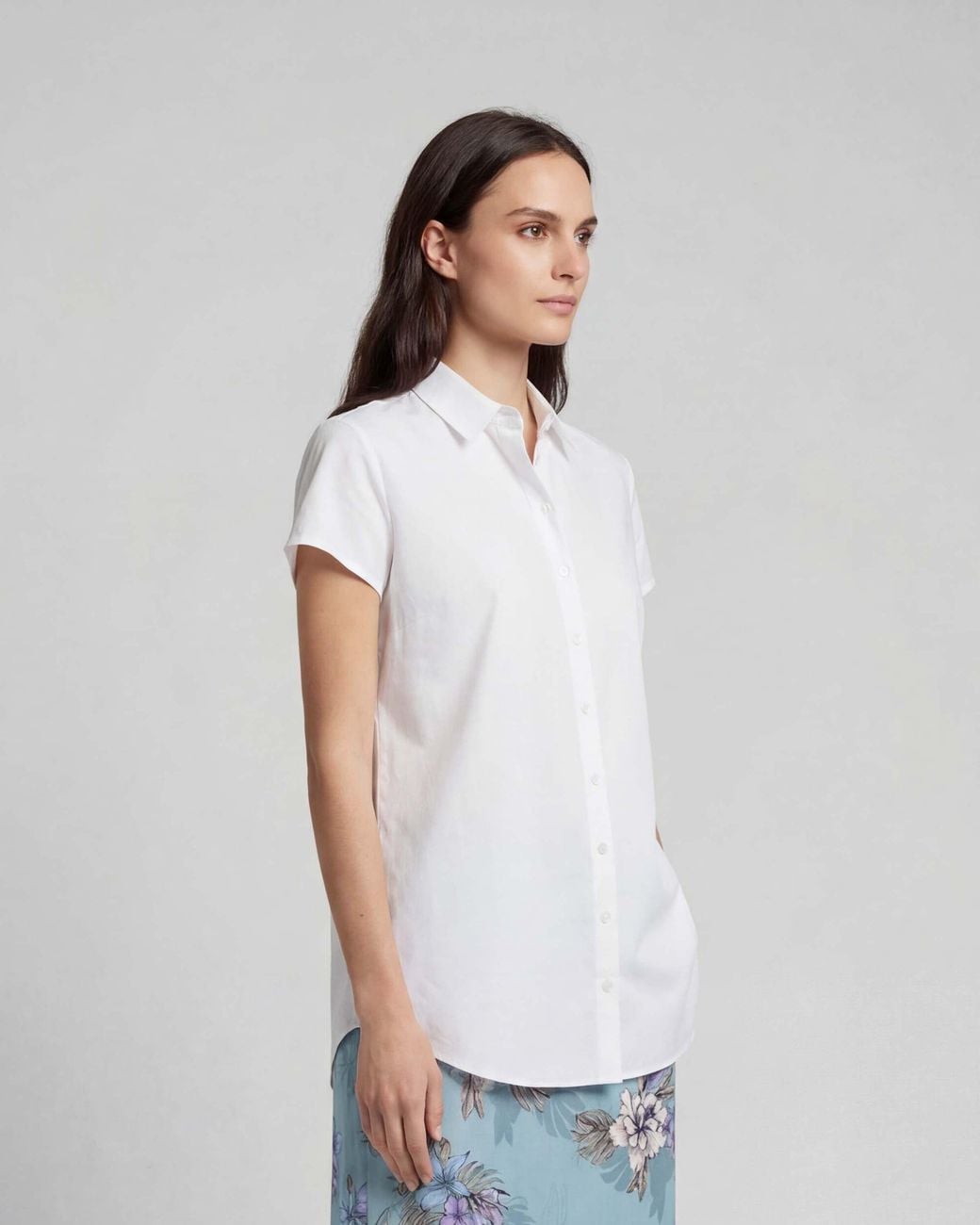 Lords of Harlech White Lara Linen Shirt