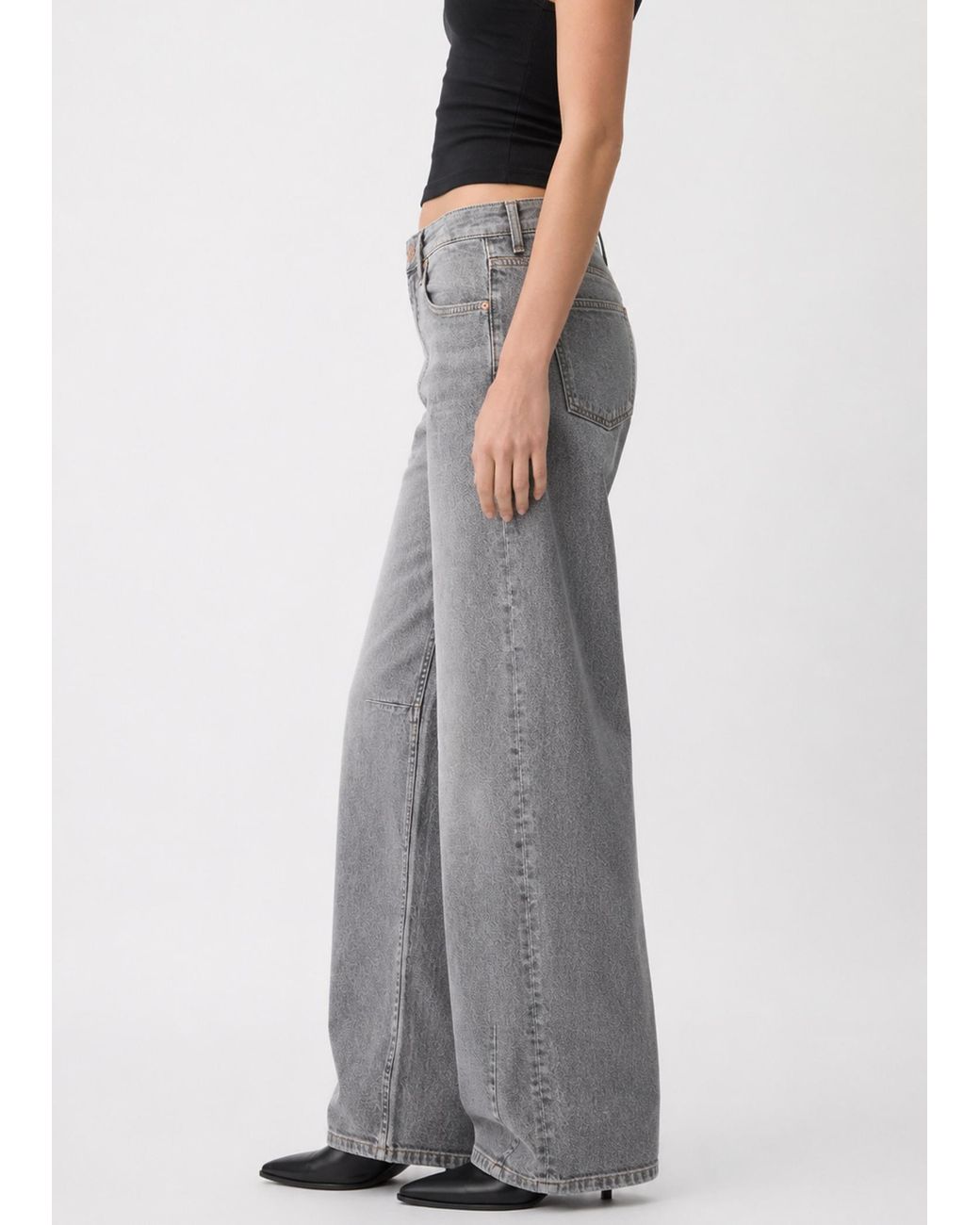 NOEND Gray Kallie Relaxed Curve