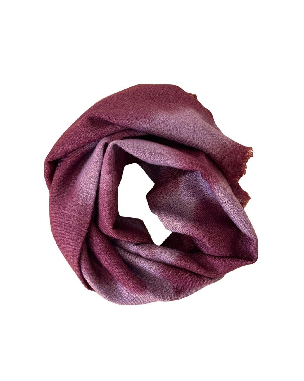 Heritagemoda Red Gi Certified Luxury Dark Burgundy Tie-Dye Cashmere Scarf – Soft Lightweight Wrap