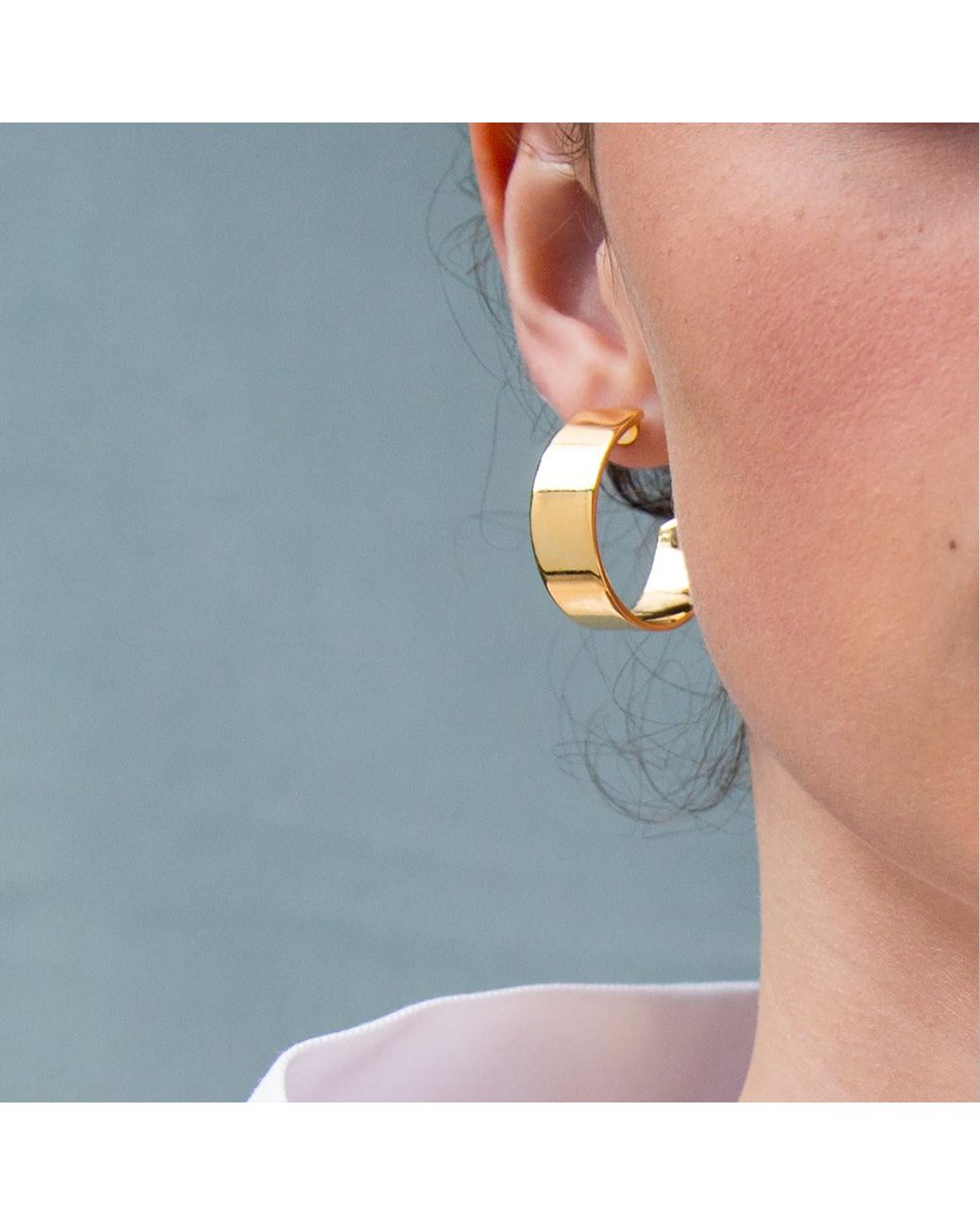 Biko Jewellery Metallic Liberty Hoops Small