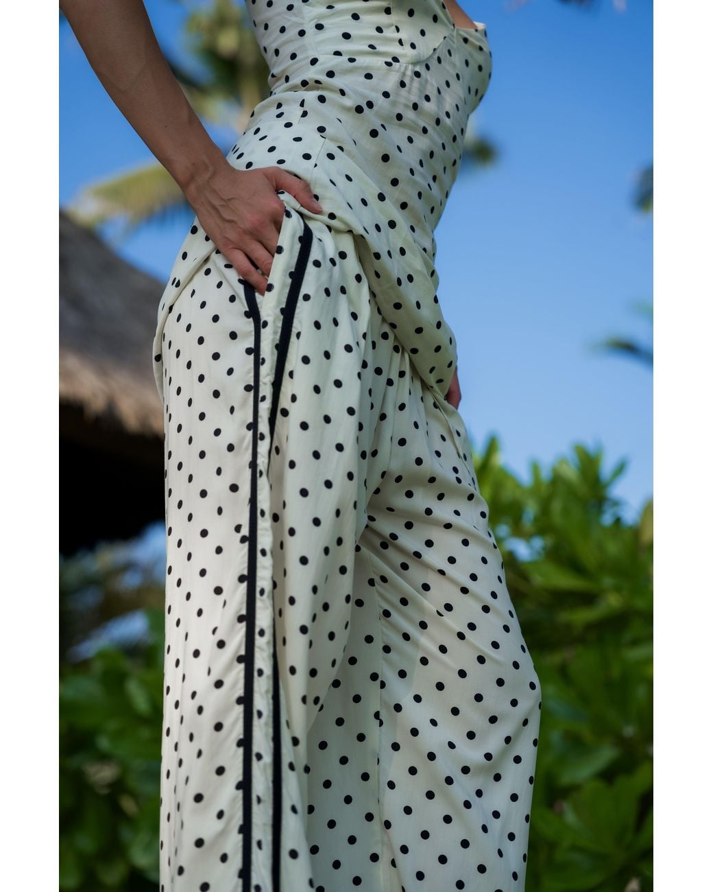 Palm Collective White Cha Cha Pants