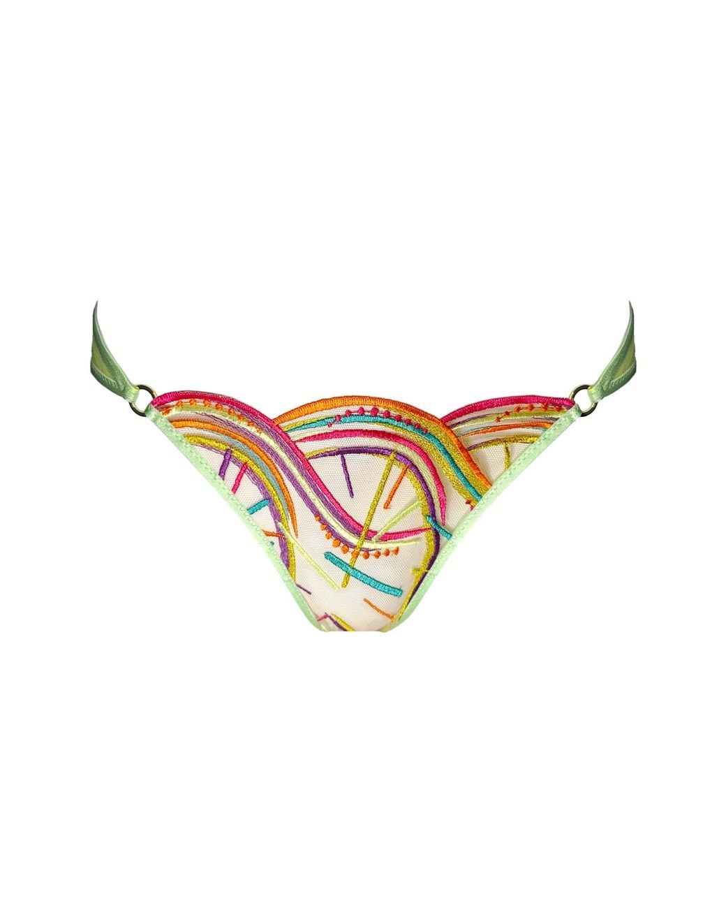 Somewhere Never Metallic Disco Deco Knicker