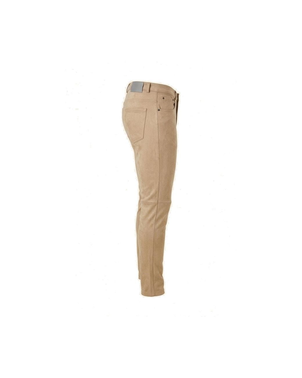 Ron Tomson Natural Neutrals Microsuede Lightweight Tapered Pants for men
