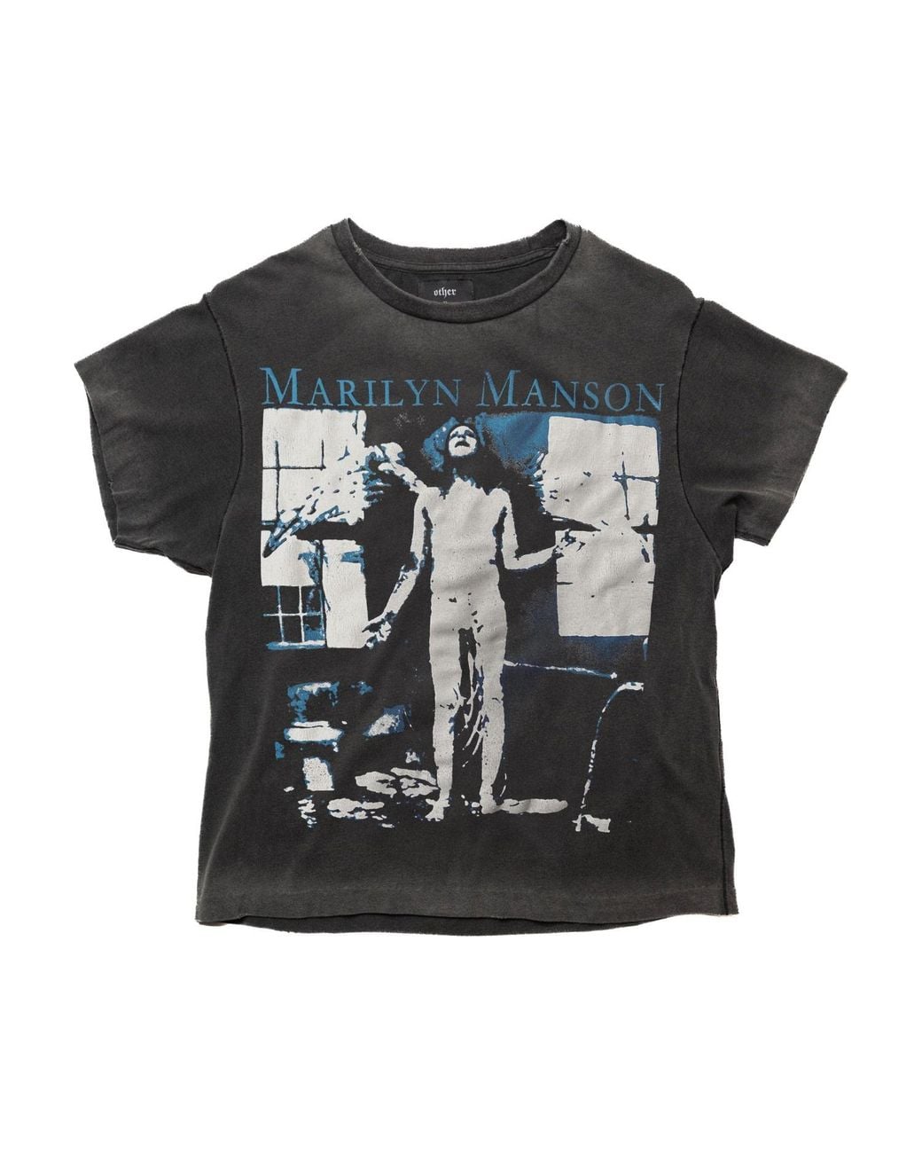 Other Uk Black Marilyn Manson Angel With The Scabbed Wings Vintage T-Shirt for men