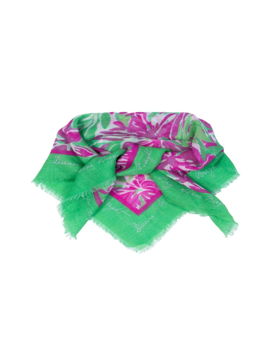 Saachi Green Eco Luxe Print Bloom Bandana