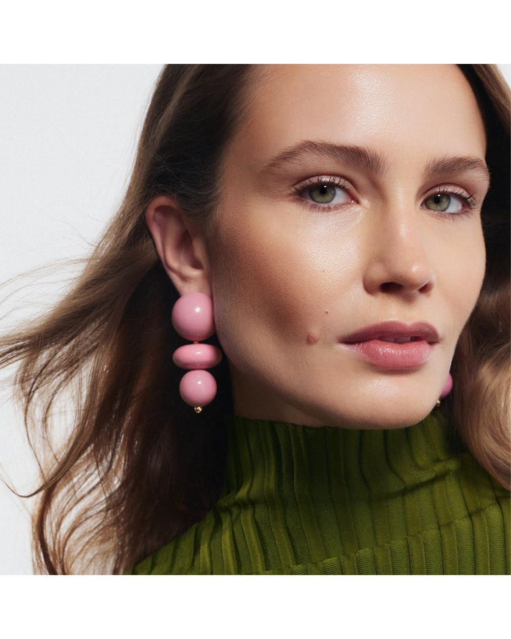 Saule Label Pink Nola Earrings