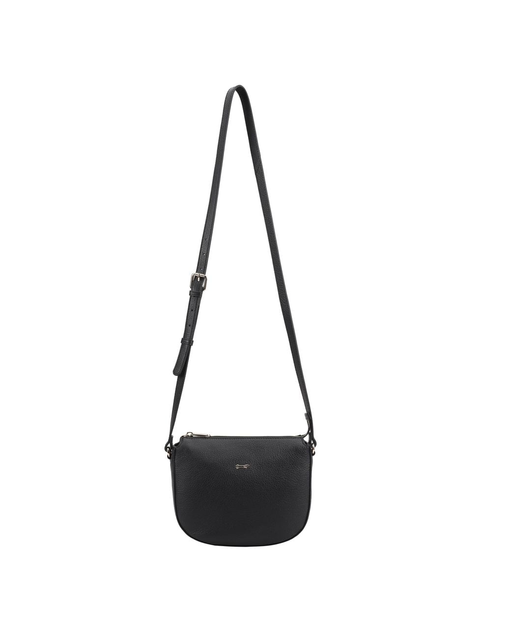 Paul Costelloe Black Hazara Leather Crossbody Bag