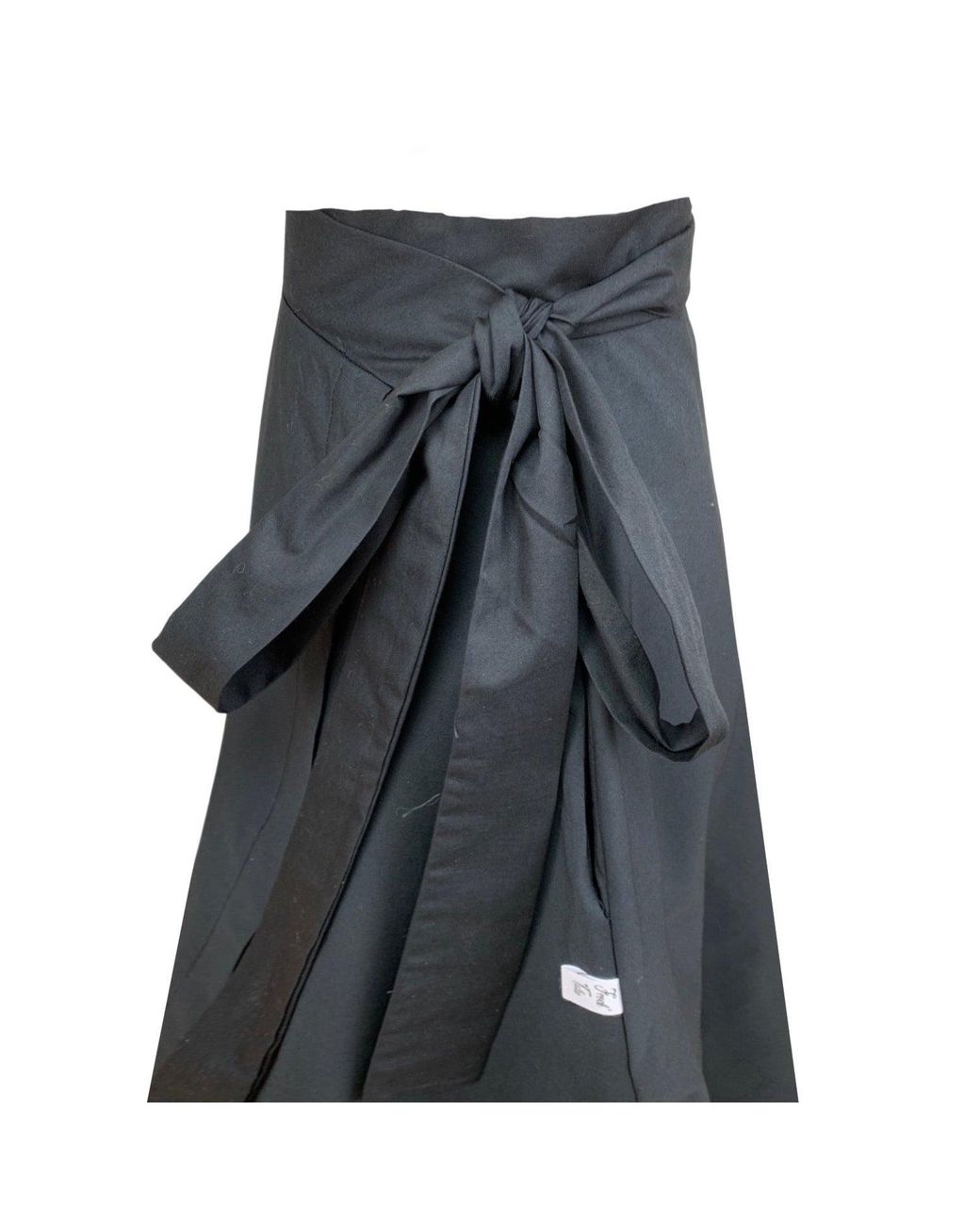 Frock Tales Blue Meyer Wrap Midi Skirt