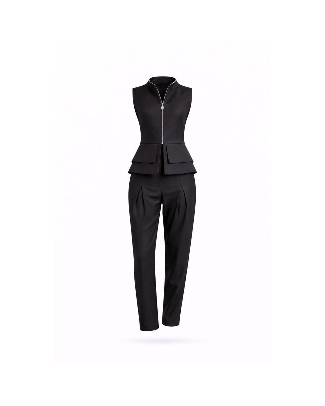 Lumina Eligma Black Construct Vest Suit