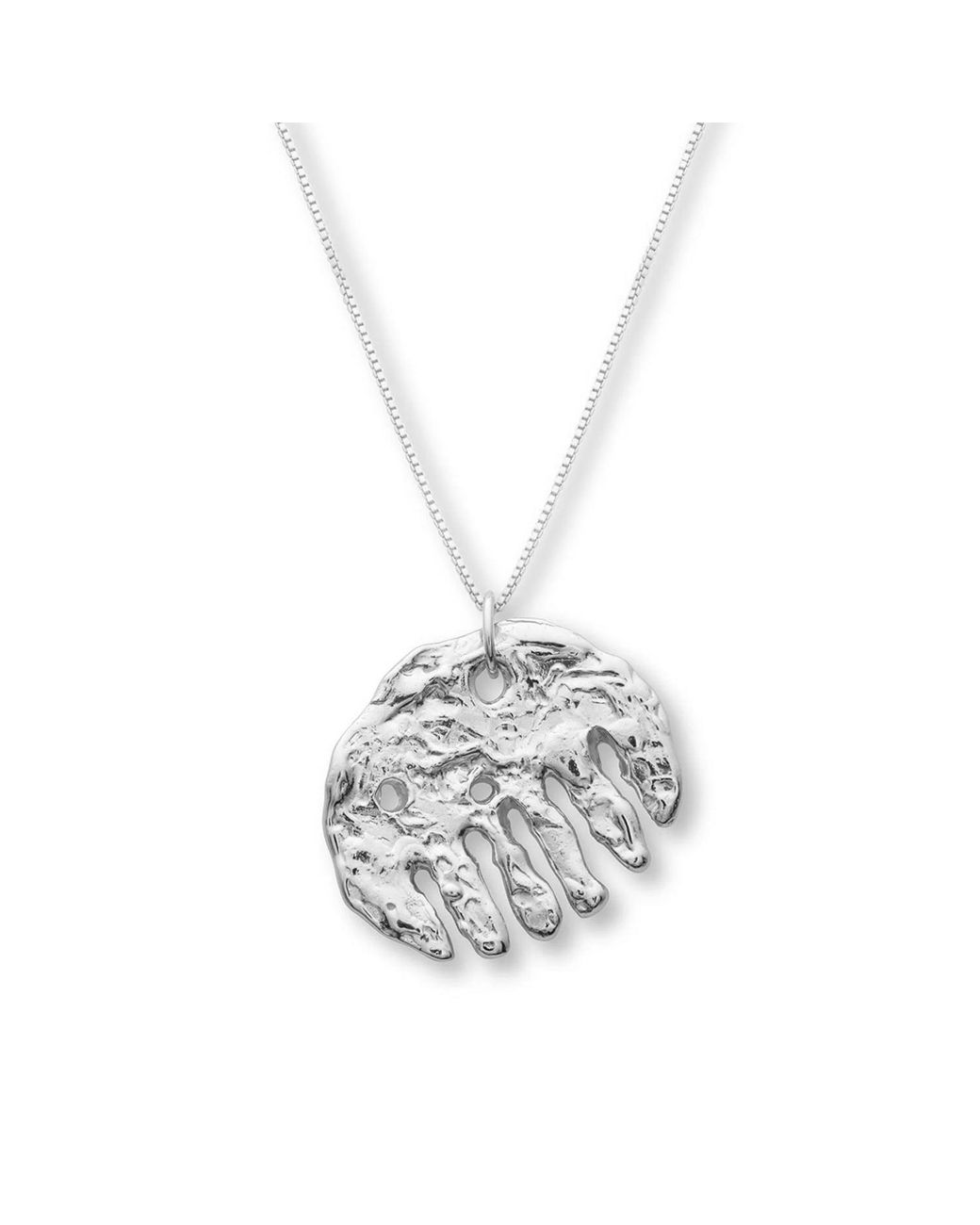EVA REMENYI White Simon Radvan X Comb Necklace Mini
