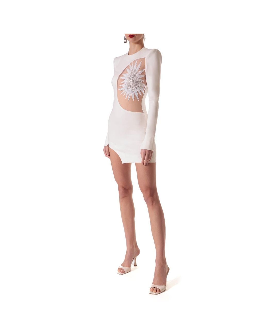 AGGI by HALEWSKI White Rebel Ecru Dress