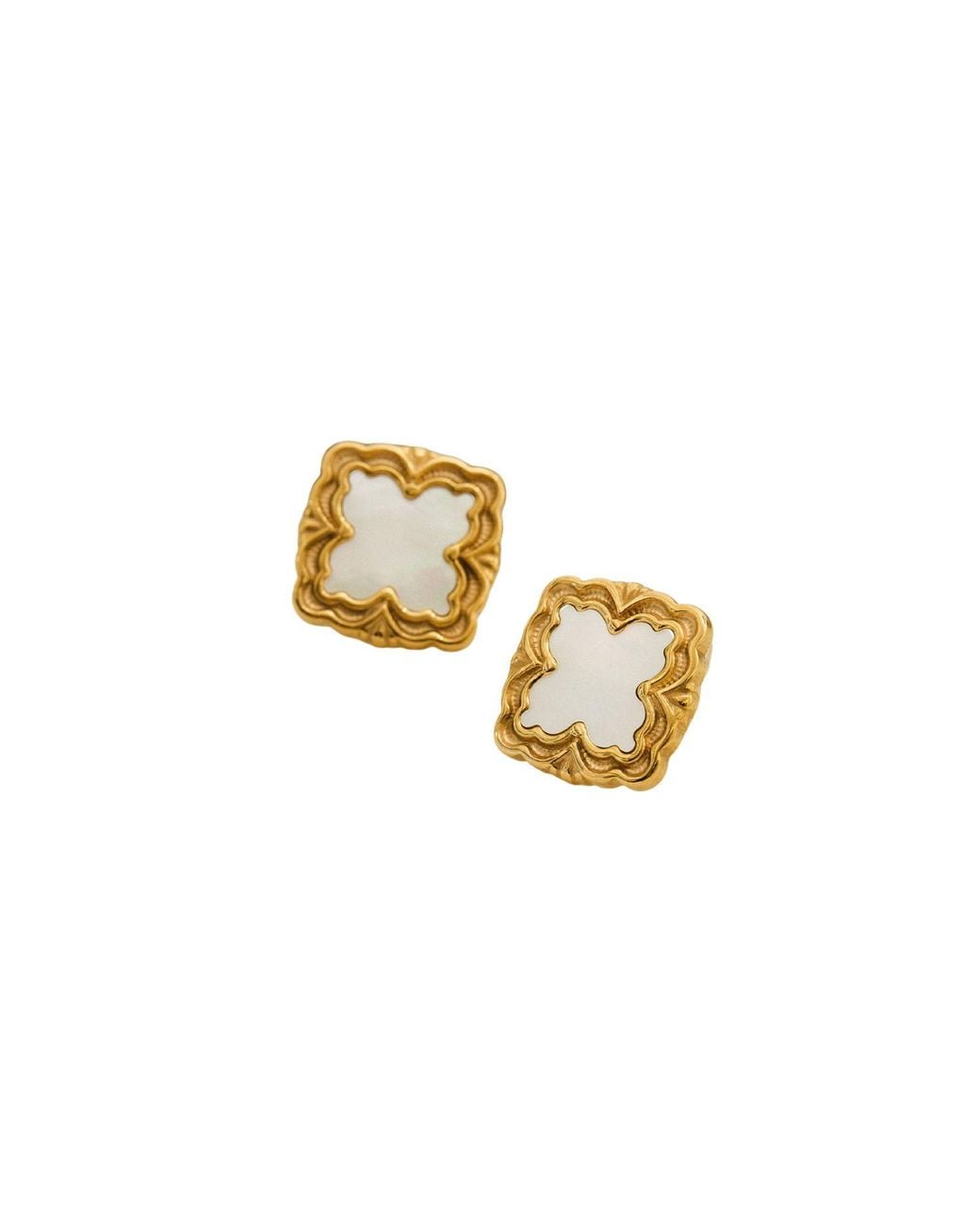 Mulgaro Metallic Thalia Earrings
