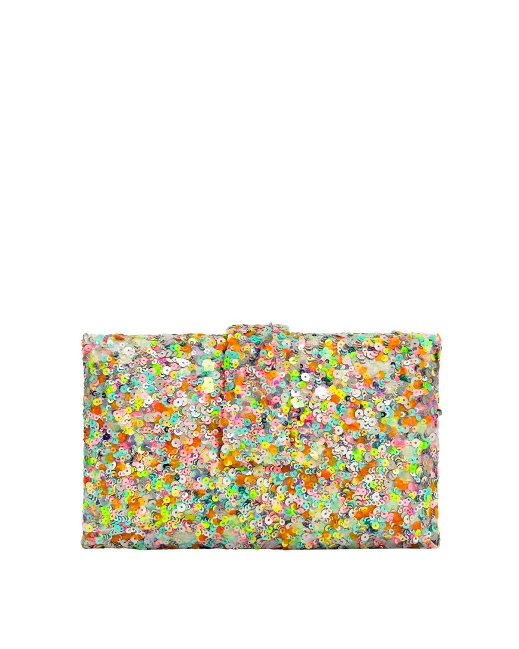 Simitri Yellow Florida Kitsch Clutch