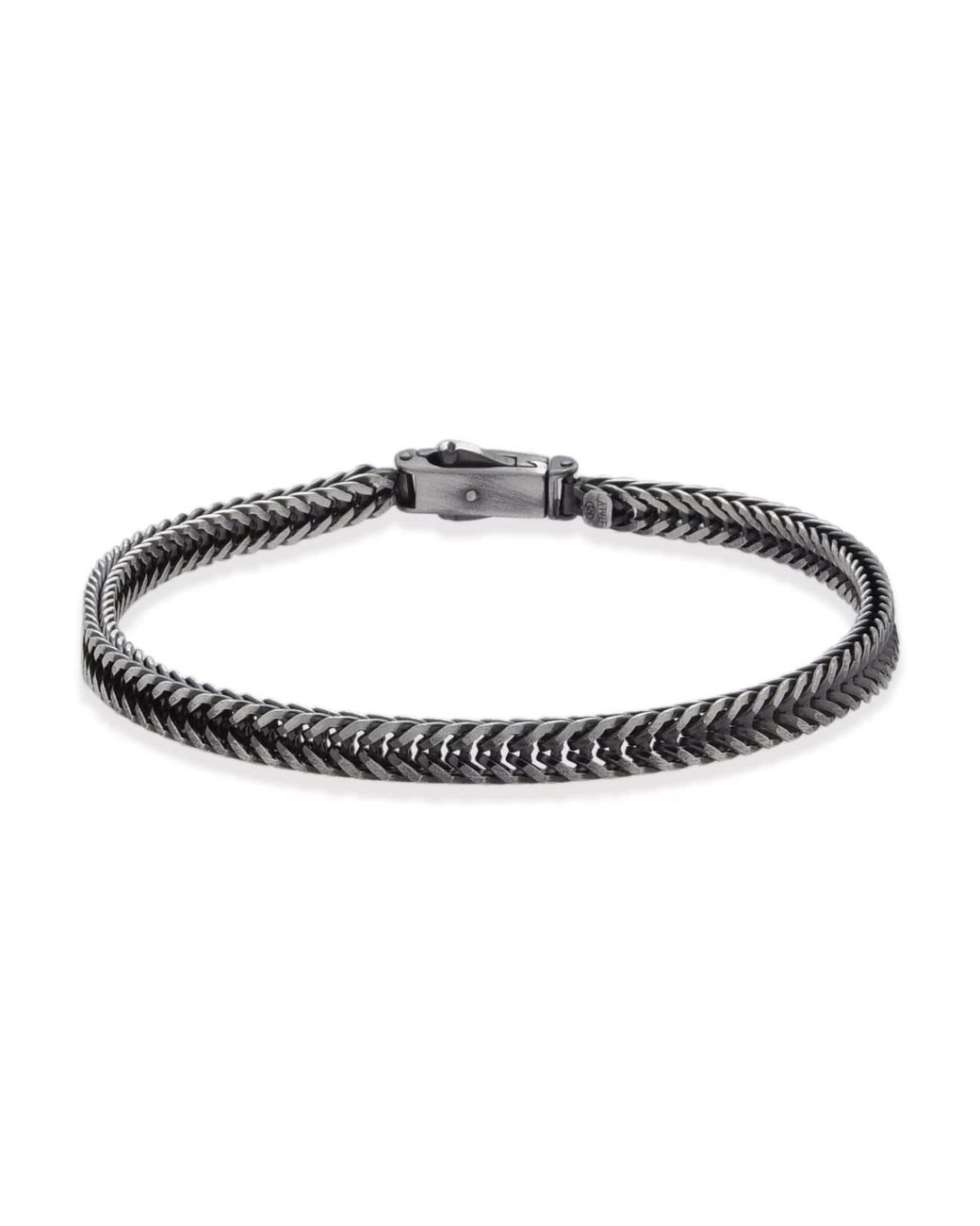 Altar™ Ornaments Co. Metallic Volpe Bracelet Sterling Gunmetal Fox Chain Bracelet – Altar for men