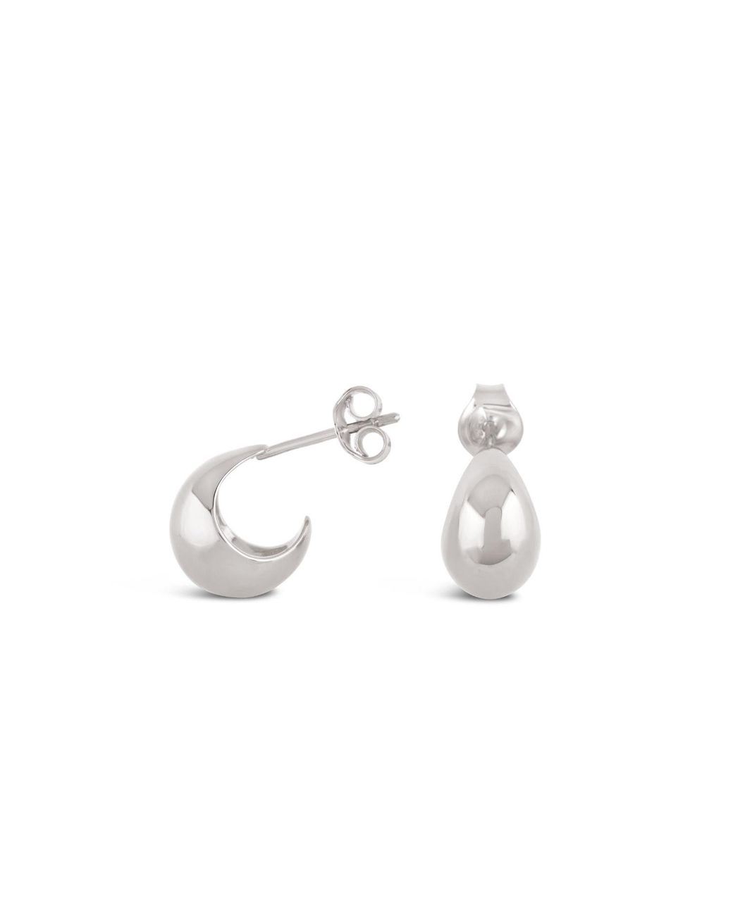 Dinny Hall Metallic Scoop Mini Hoops