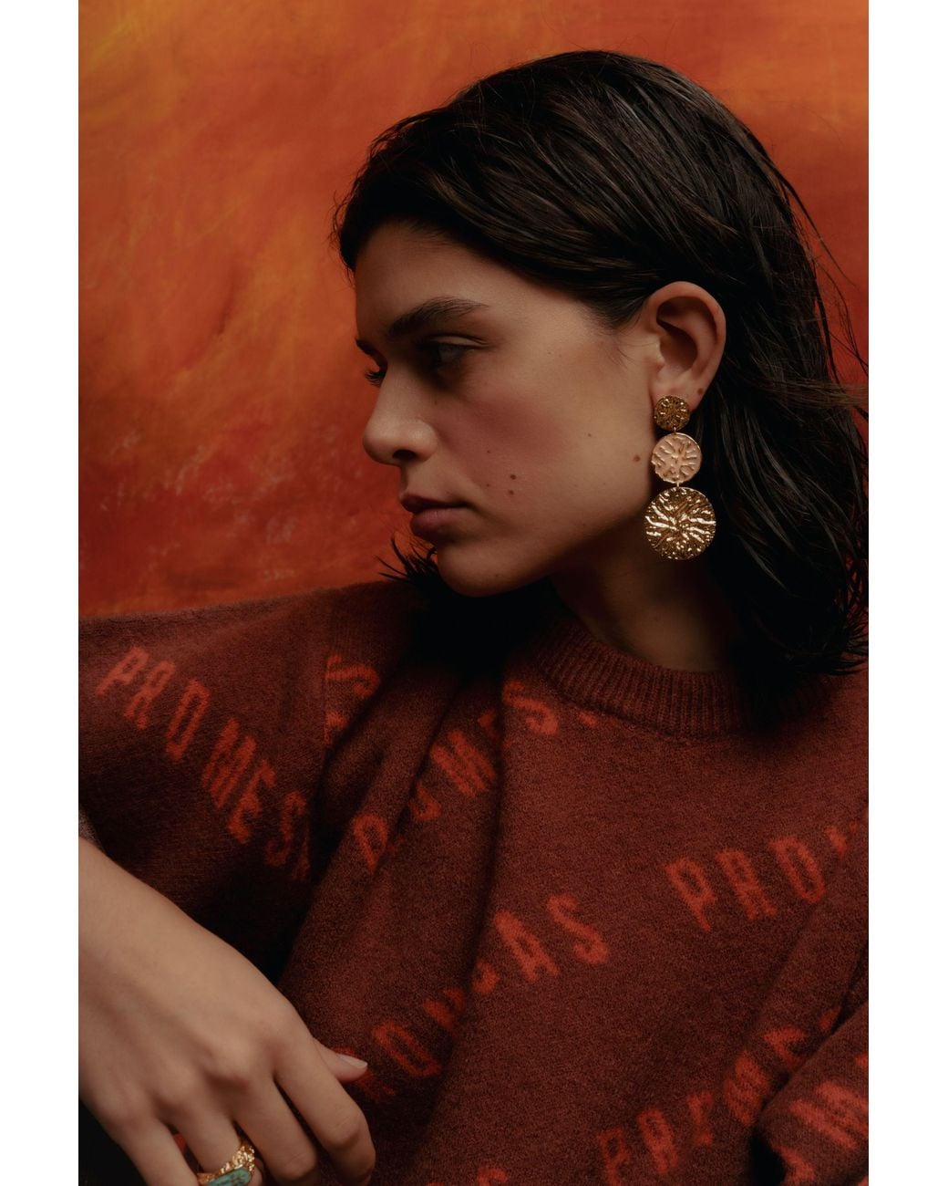 Lavani Jewels Metallic Geyser Earrings