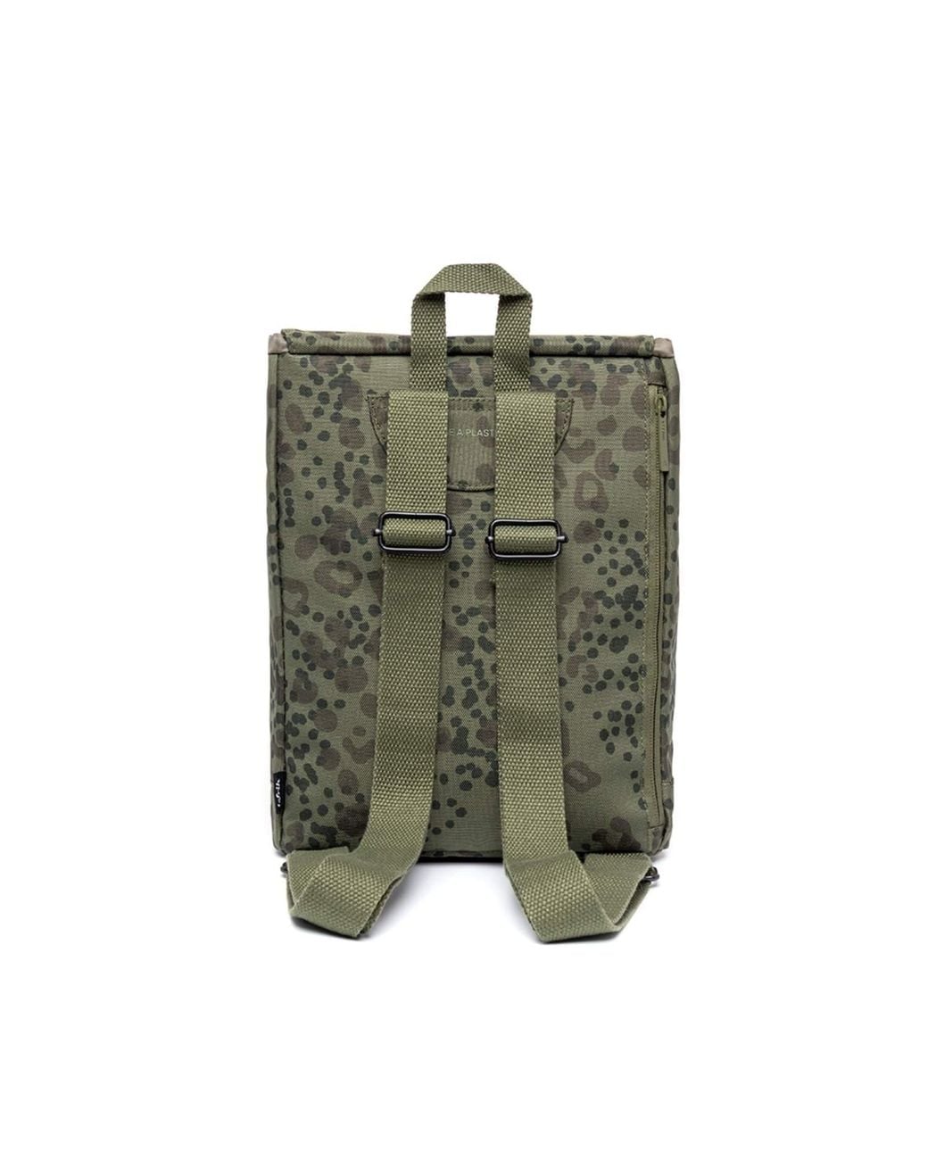 Lefrik Green Kaut Mini Backpack Cheeta