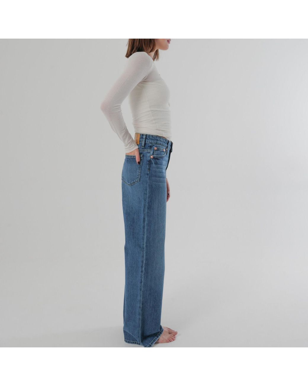Her & Glory Blue Rosie Wide Leg