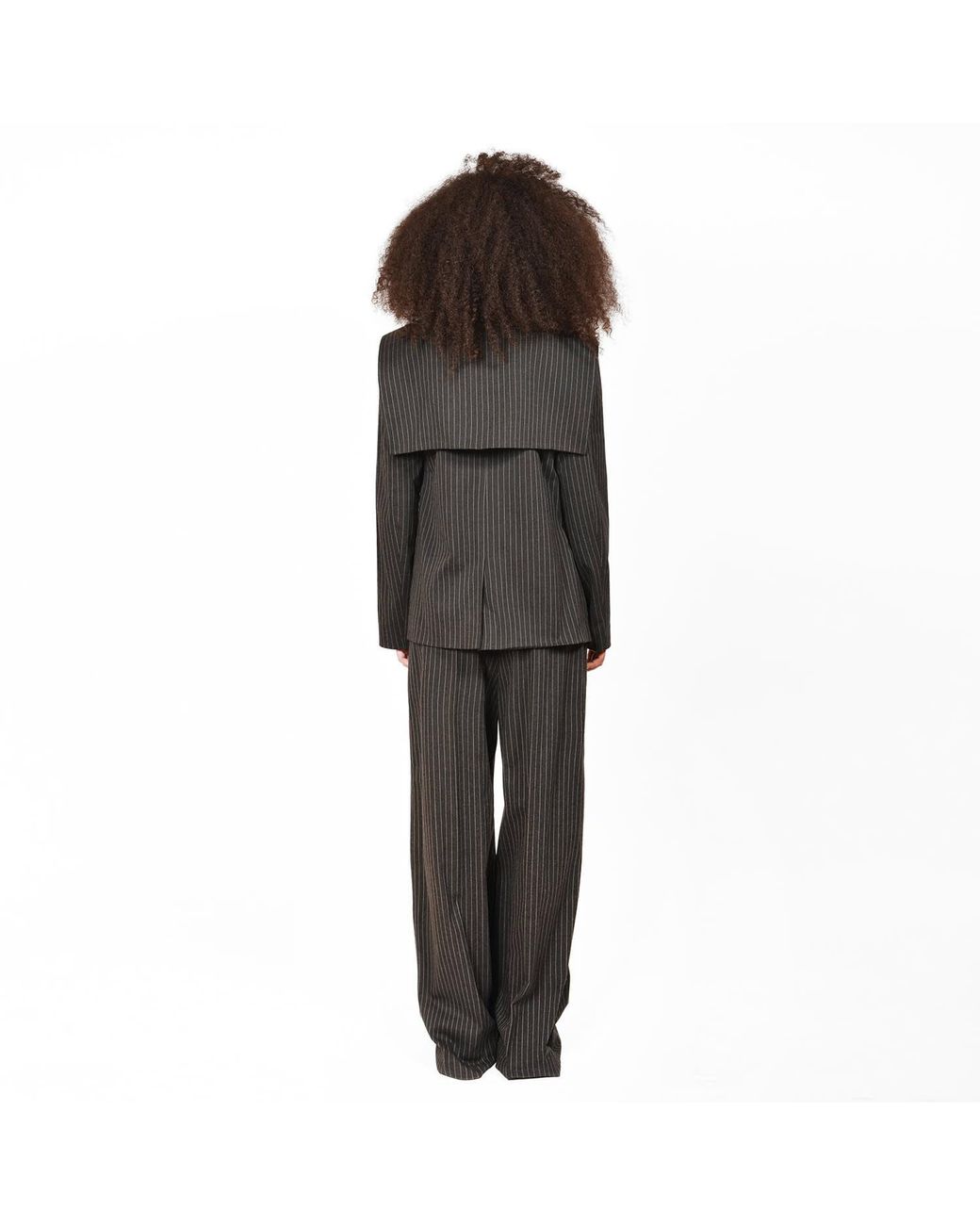Ioana Ciolacu Black Striped Jacket