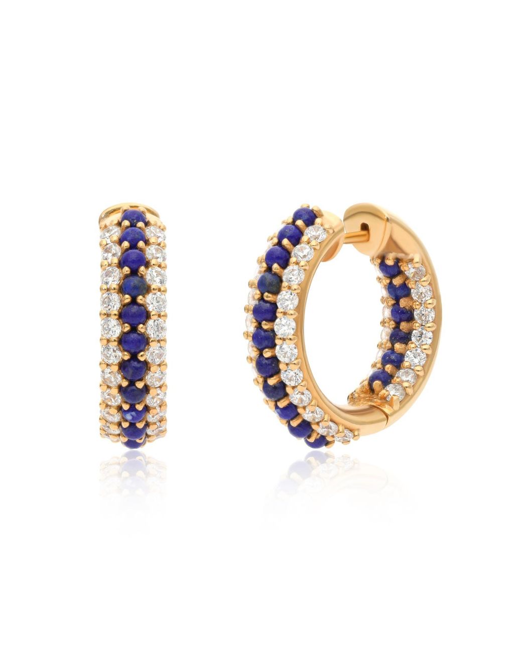 Preeti Sandhu Metallic Summer Sparkle Hoops