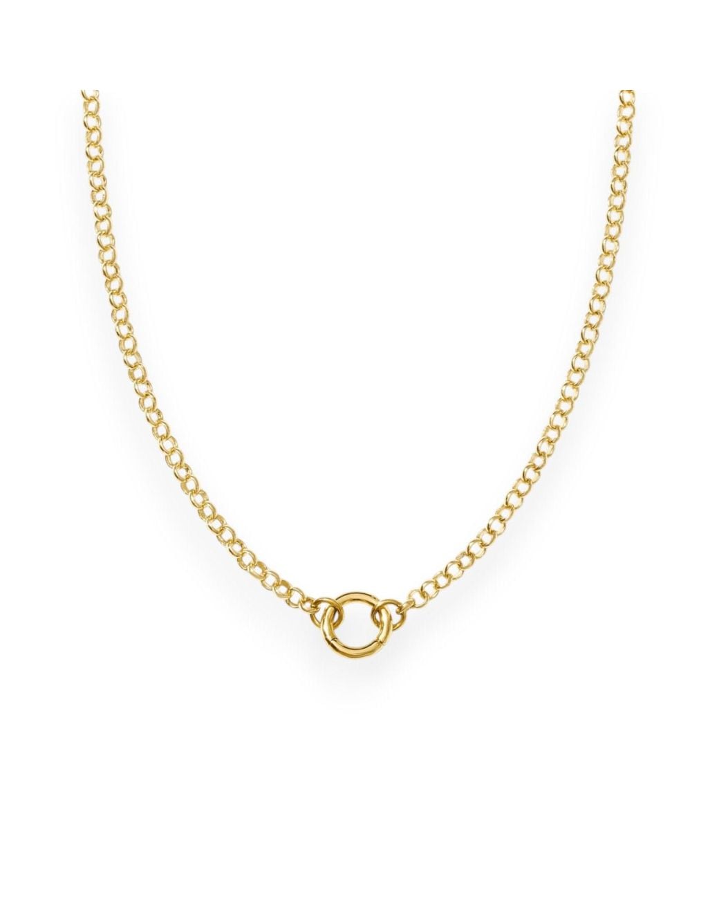 Alexie of Athens Metallic Rolo Charm Chain