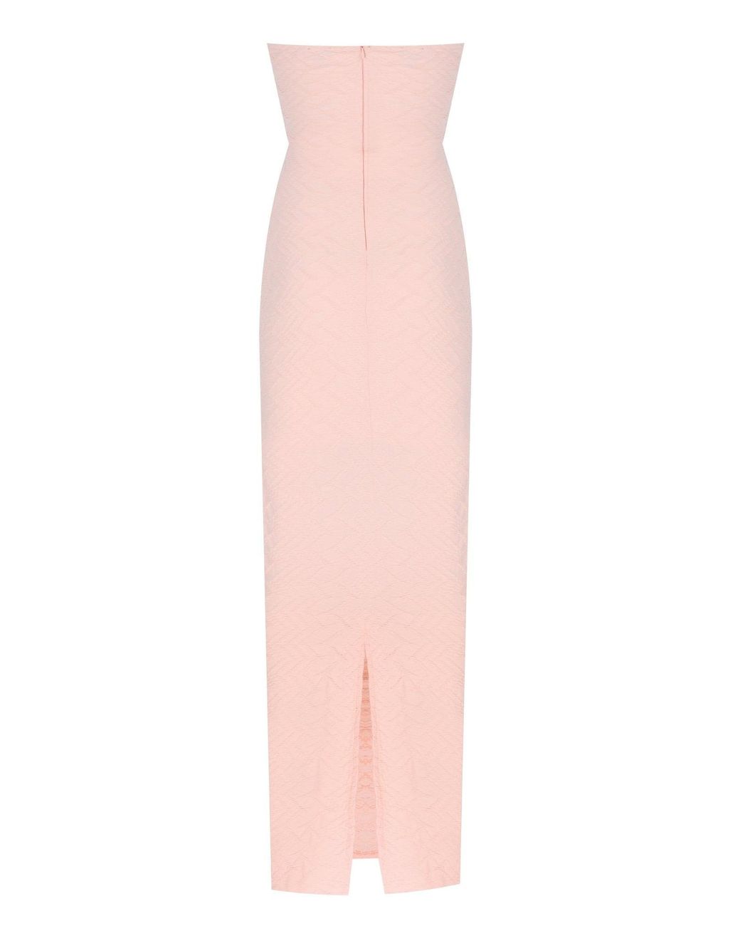 No'design Pink Crown Strapless Fish Shape Dress