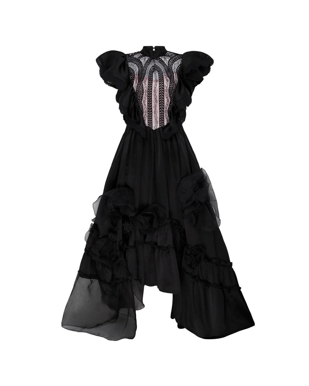 Lisa The Label Black Le Jardin Water Lilly Dress