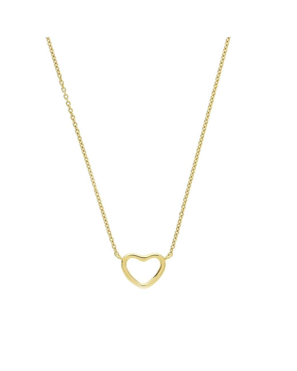 Auree Jewellery Metallic Verona Vermeil Love Heart Necklace