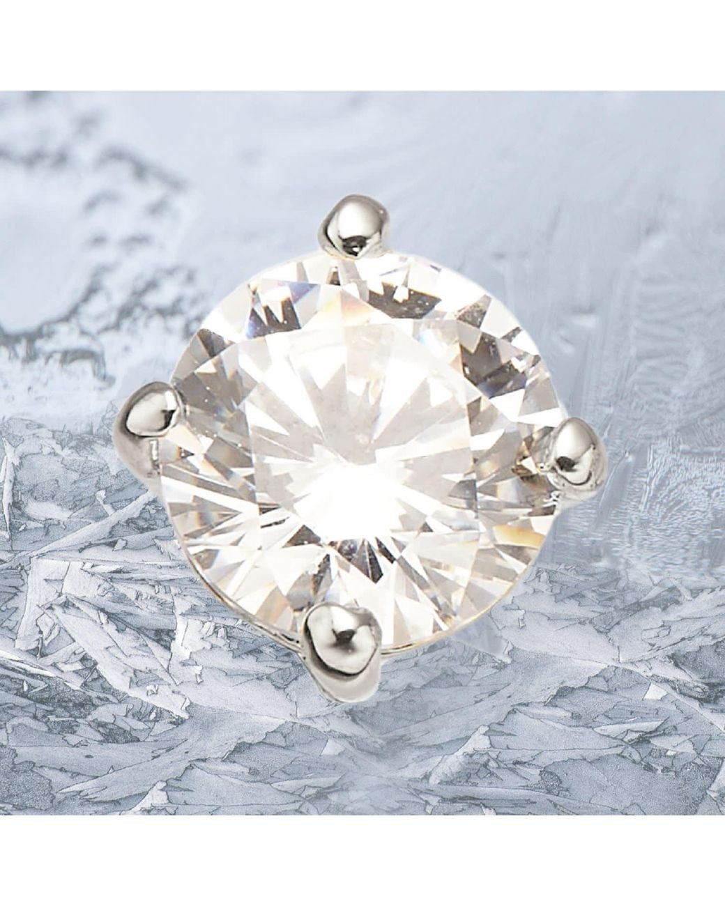 Grosse Metallic Patinum & Zirconia Earrings, Series Aristocratic