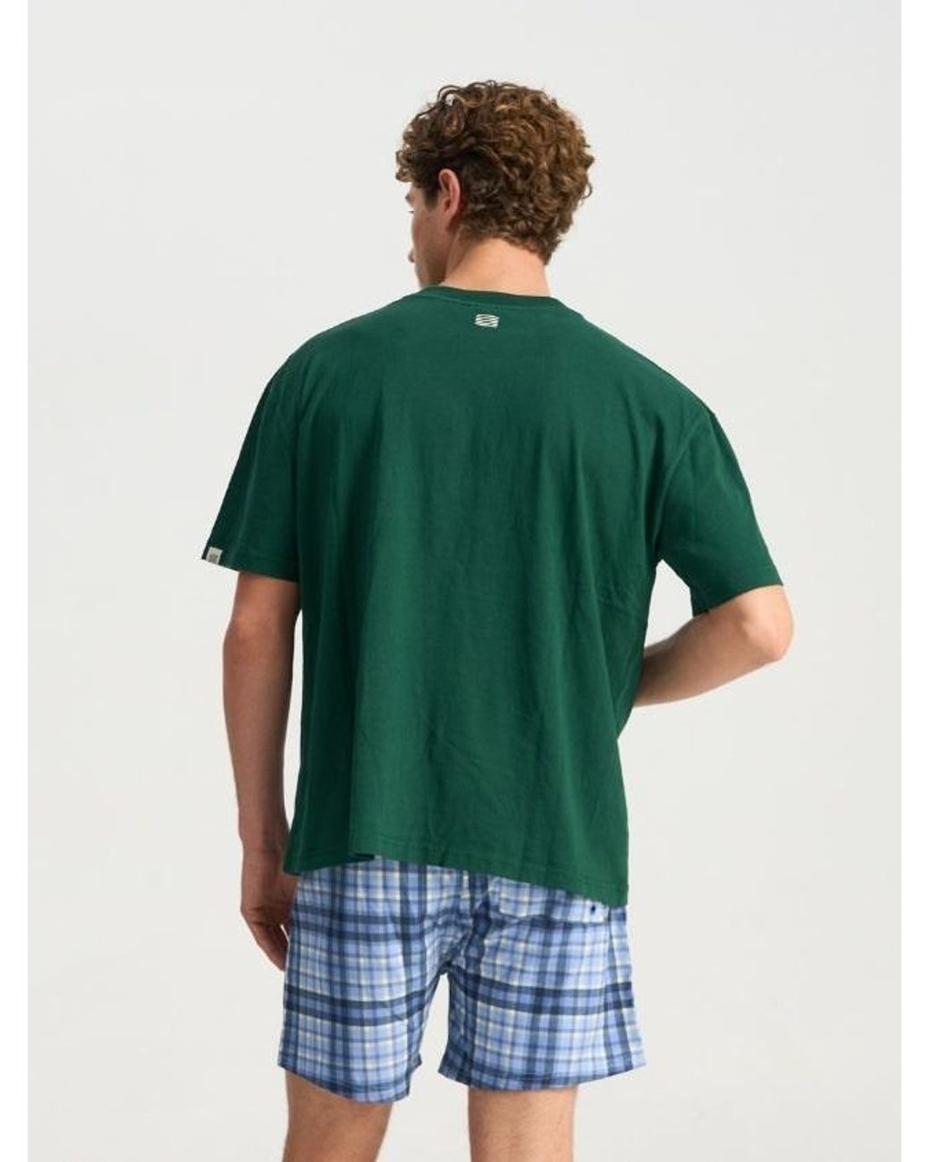 Bondi Active Green Cursive Tee for men