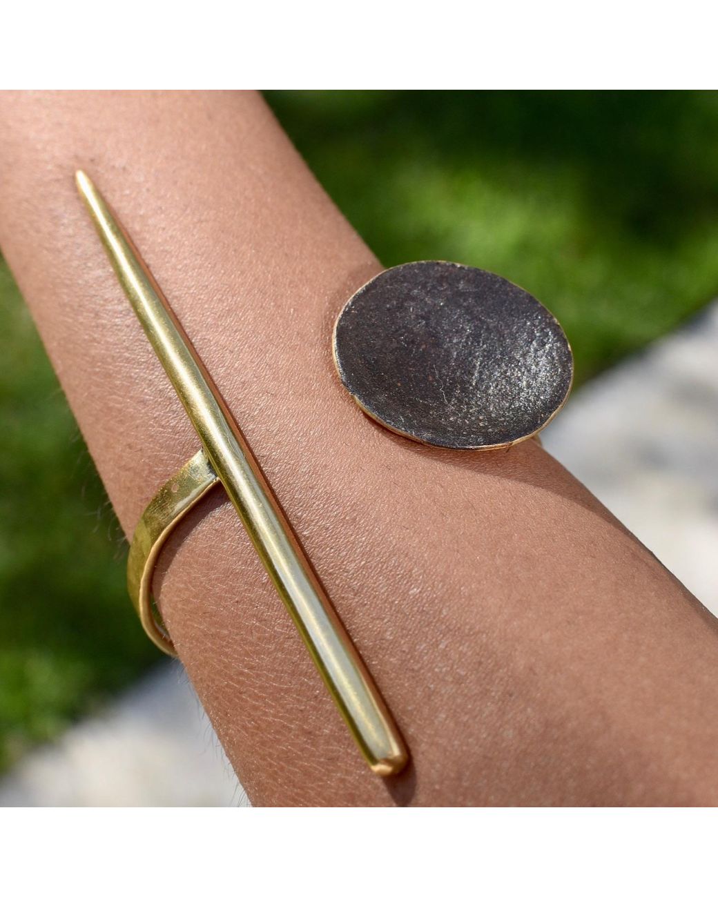 Lala Salama Metallic Bow Cuff
