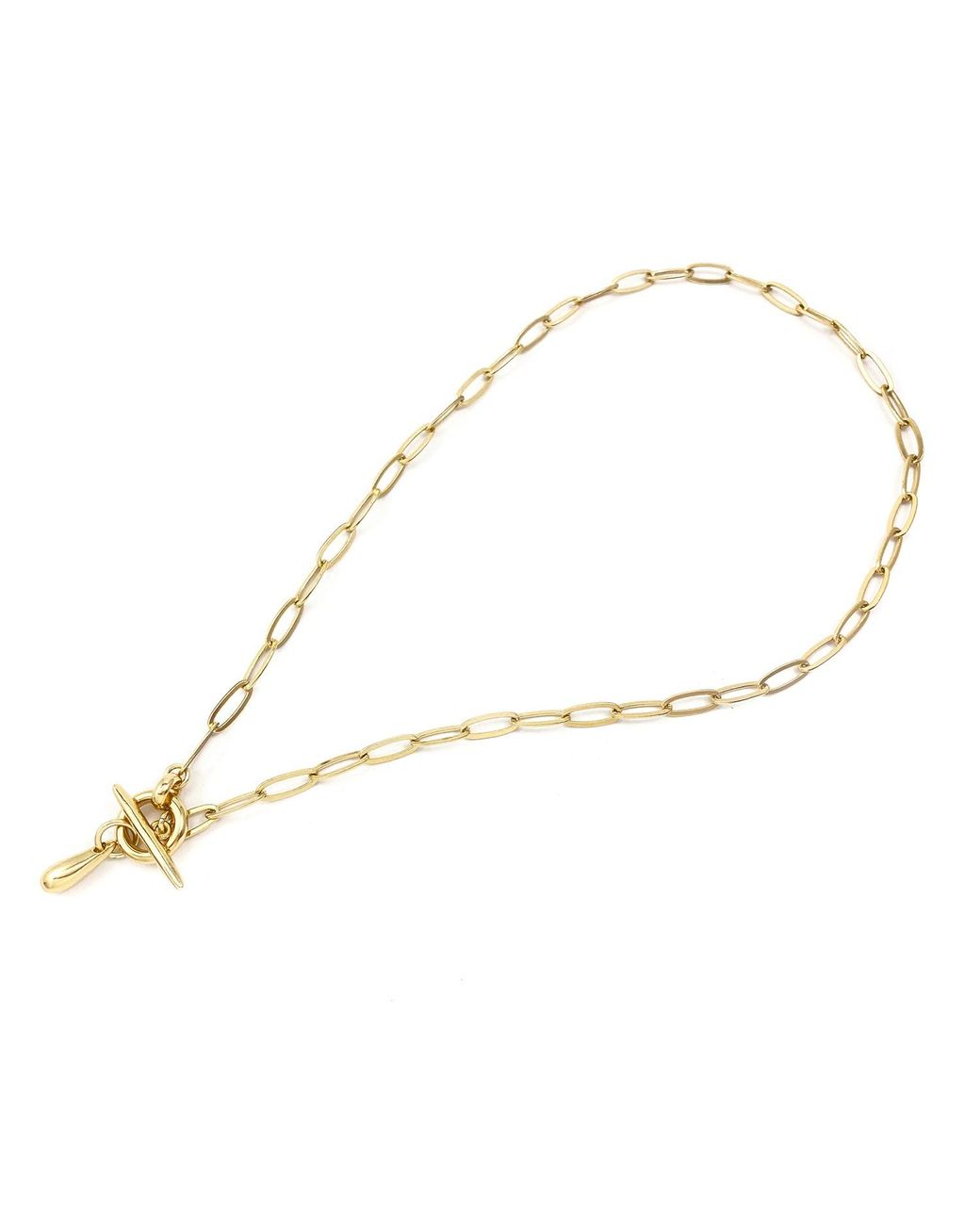 Biko Jewellery Metallic Fine Chainlink Collar