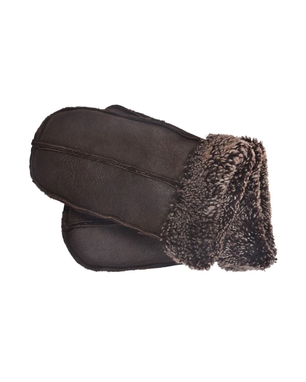 Owen Barry Black Sheepskin Mittens M02 Hurricane Napalan O/S