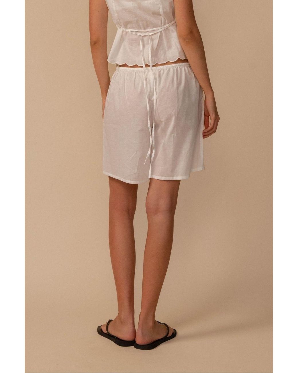 Montce White Billie Short
