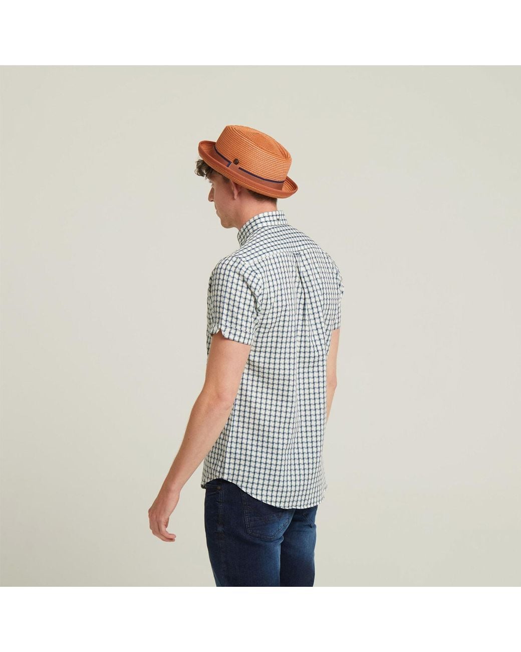 Dasmarca Hats Brown Dasmarca Durban Summer Diamond Crown Light Weight Breathable Porkpie Hat for men