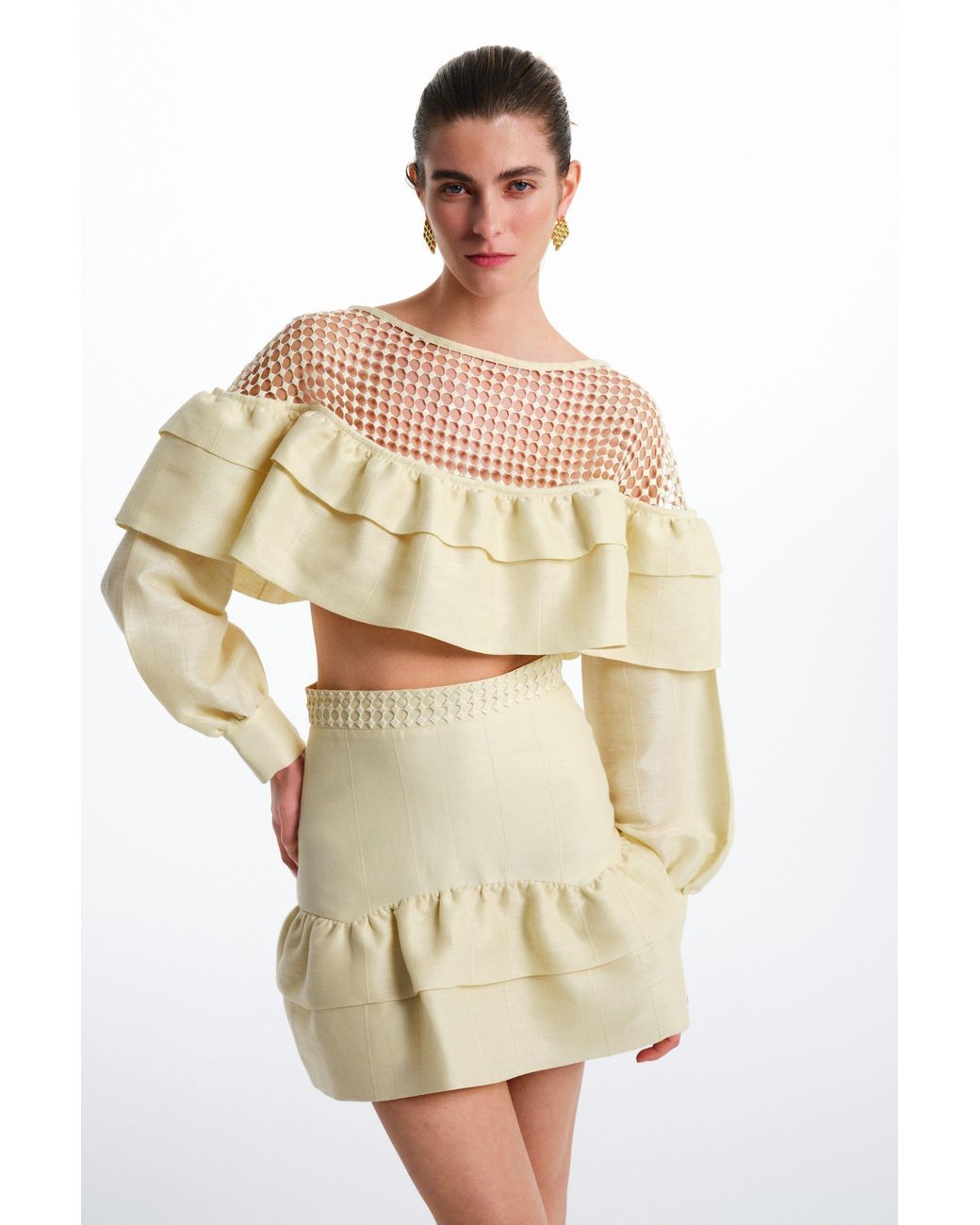 Saint Ones White Cirrus Top