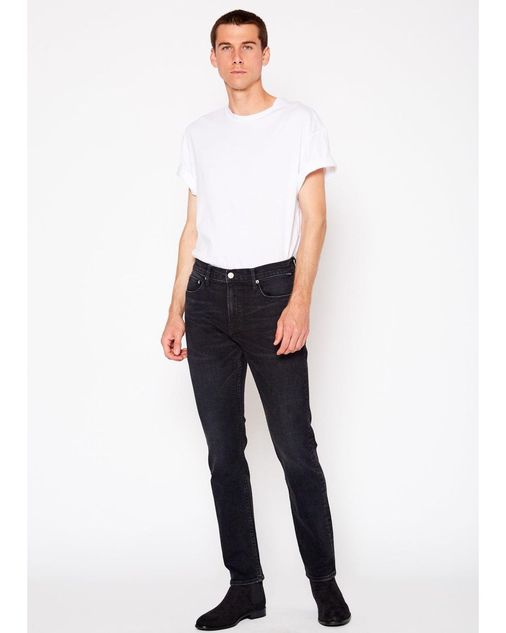 NOEND Blue Brooklyn Stretch Slim Fit Thirty Two Inseam for men